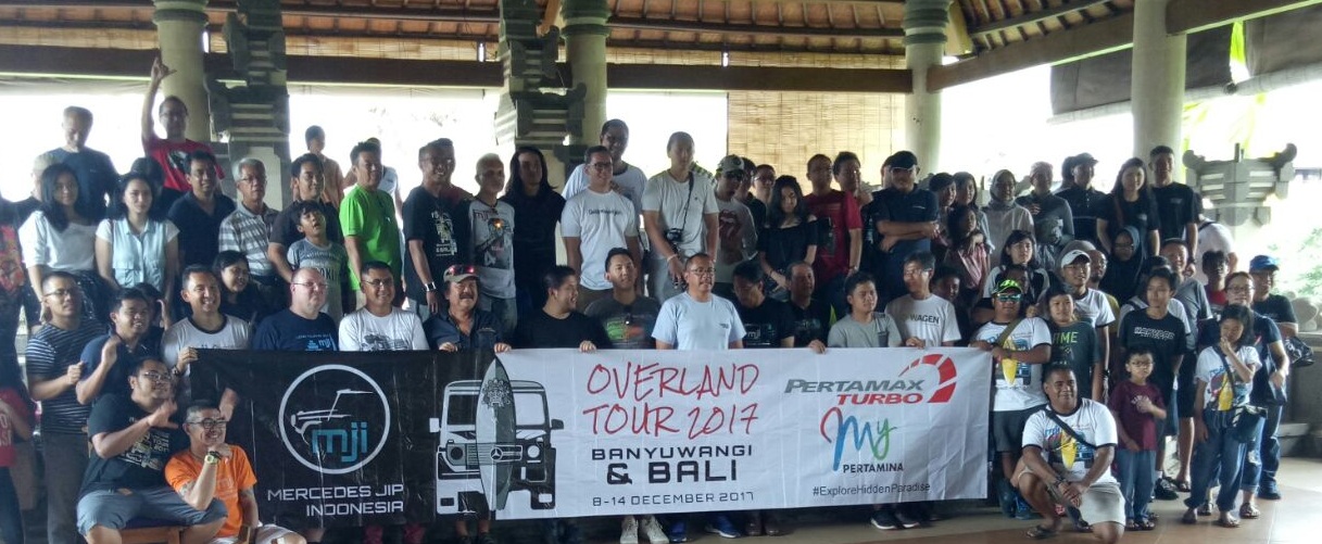 Group Mercedes Jip Indonesia Makan Siang di Restaurant Bebek Bengil Ubud